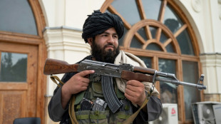 Taliban-Kämpfer feiern vor geschlossener US-Botschaft Jahrestag der Machtübernahme 