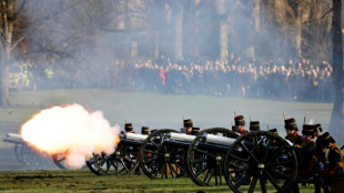 Kanonenschüsse in London zu Ehren des 70. Thronjubiläums von Queen Elizabeth II.