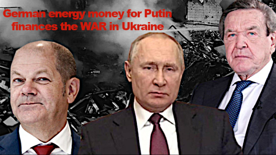 Olaf Scholz (SPD), Gerhard Schr&ouml;der (SPD) and Vladimir Putin