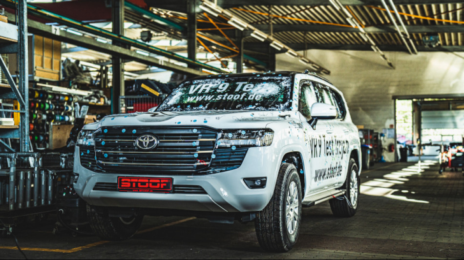 STOOF International presents armoured SUV "Trojan with certified maximum VR9 protection