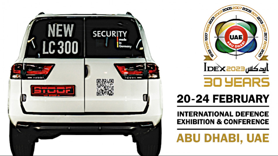 STOOF INTERNATIONAL mit eigenem Messeteam zur 30-jährigen Jubiläumsmesse auf der IDEX 2023 in Abu Dhabi (V.A.E.) vertreten