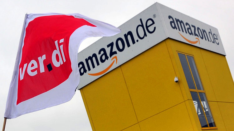 Verdi ruft zu Streiks bei Amazon in Nordrhein-Westfalen auf