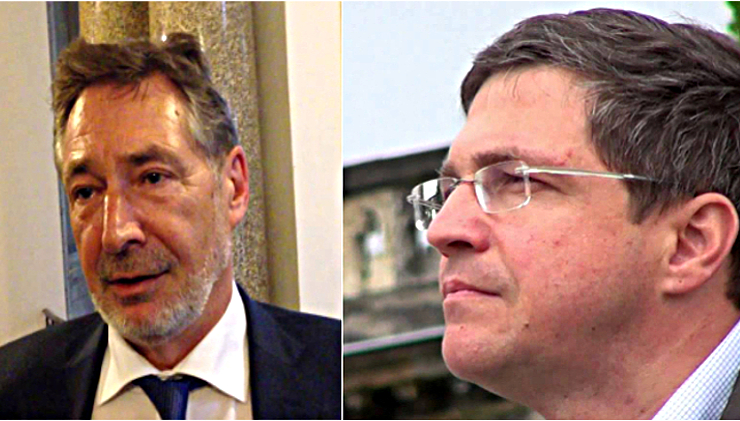 Jann Jakobs (SPD) und Mike Schubert (SPD) - Rücktrittsforderungen in Potsdam