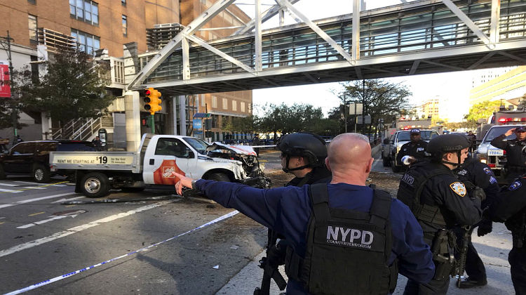 Islamistischer Terror: Acht Tote bei Angriff mit Kleinlaster in New York 