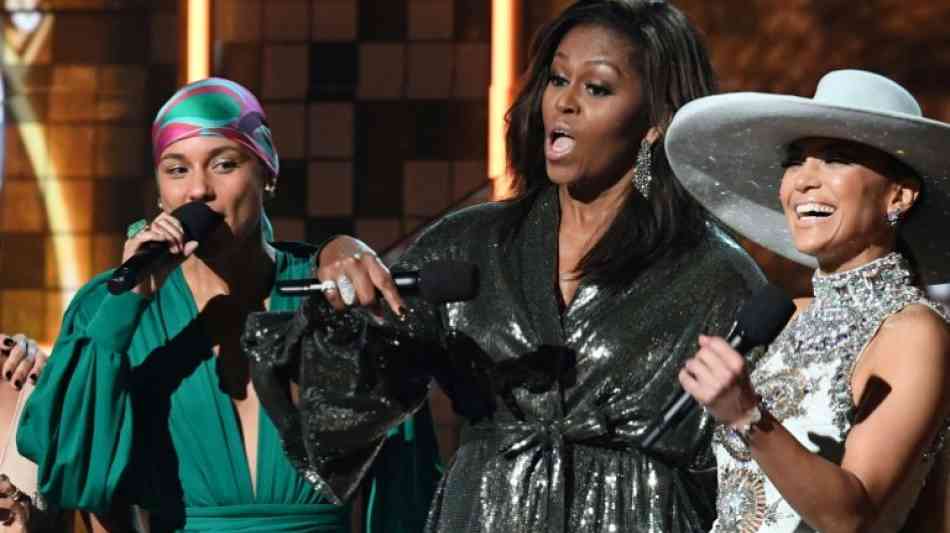 USA: Überraschungsauftritt von Michelle Obama bei den Grammys