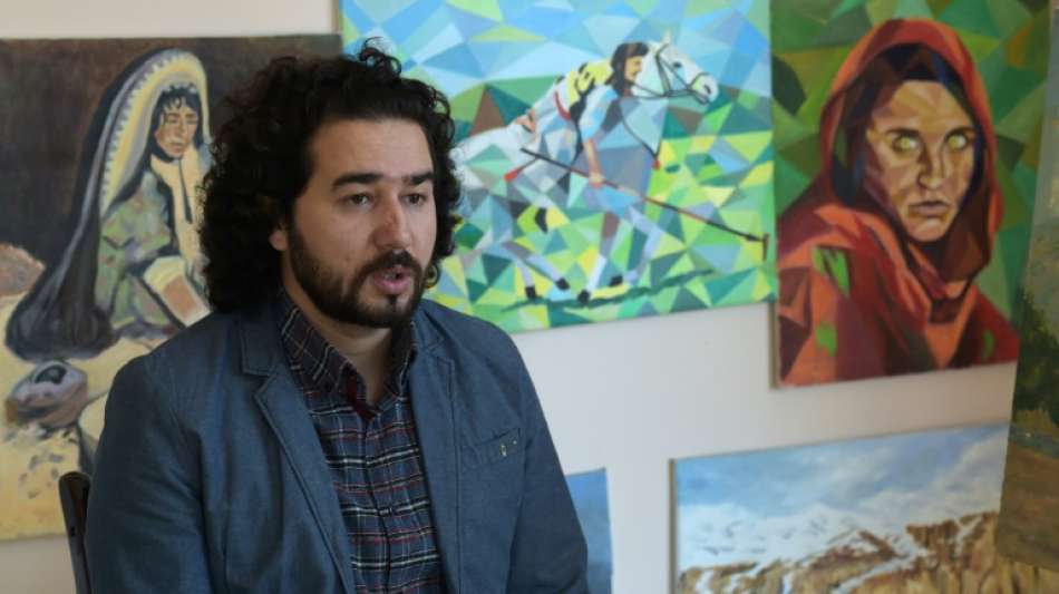 Afghanischer Künstler Scharifi sieht sein Werk durch Taliban ausgelöscht