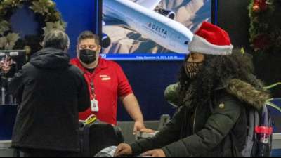 Weltweit an Weihnachtstagen wurden 6300 Fl&uuml;ge abgesagt