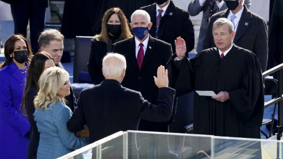Biden tritt Pr&auml;sidentenamt mit eindringlichem Aufruf zur Einheit an
