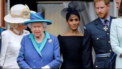 Medien: Queen mahnt nach Rückzug von Harry und Meghan schnelle Lösung an