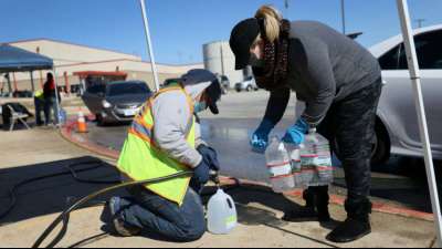Tausende Haushalte in Texas haben wieder Strom und Trinkwasser