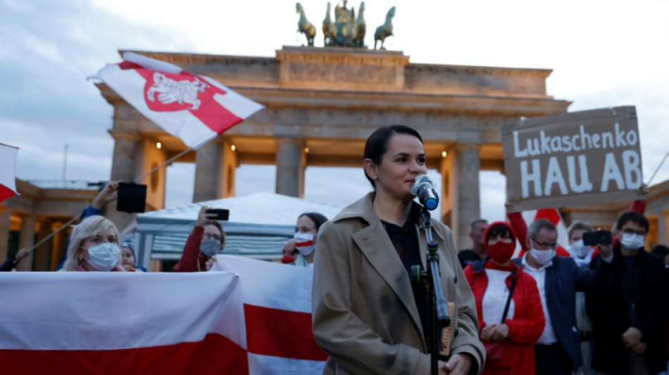 Tichanowskaja dankt in Deutschland lebenden Landsleuten für Unterstützung