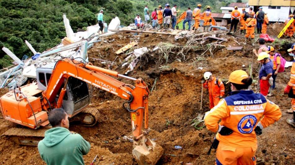 Polizei: Mindestens zehn Tote bei Erdrutsch in Kolumbien