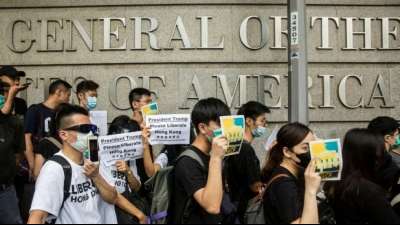 Demonstranten in Hongkong bitten G20-Staaten um Unterstützung