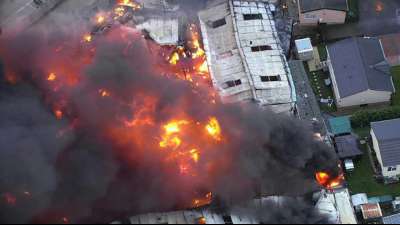 Heftige Explosion erschüttert Industriegebiet im Süden Englands