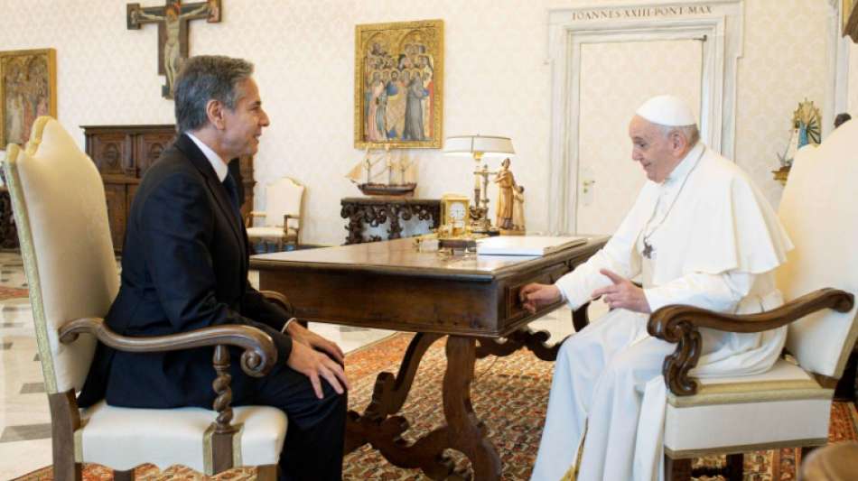 Blinken erörtert bei Besuch im Vatikan Lage in Venezuela und anderen Krisenherden