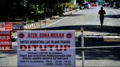 Indonesien verh&auml;ngt Teil-Lockdown im Kampf gegen Anstieg der Corona-Fallzahlen 