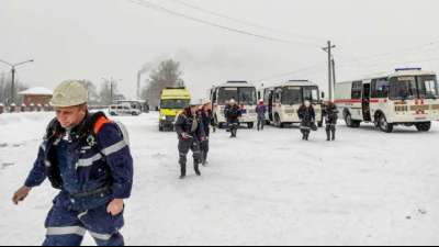 Mindestens sechs Tote und dutzende Vermisste nach Bergwerksungl&uuml;ck in Sibirien