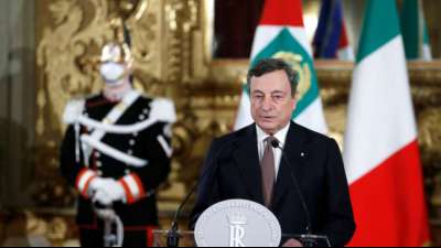 Italien bekommt neue Regierung - Draghi nimmt Amt des Ministerpr&auml;sidenten an