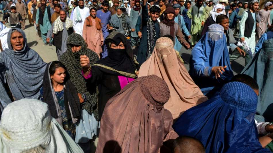 Hunderte Afghanen protestieren gegen Zwangsräumungen in Kandahar