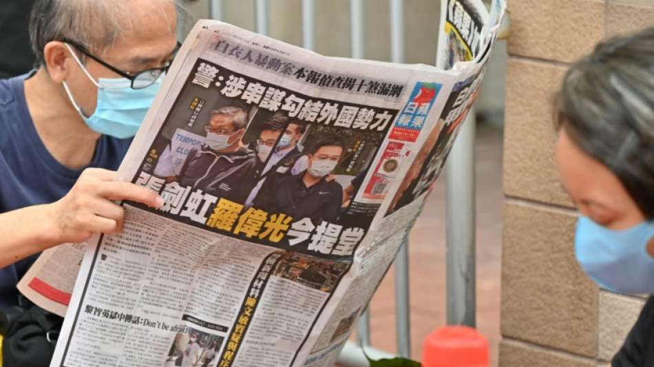 Hongkonger Zeitung "Apple Daily" klagt &uuml;ber Einfrieren von Konto