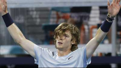 Miami: Rublew schl&auml;gt Korda - Barty und Andreescu im Finale