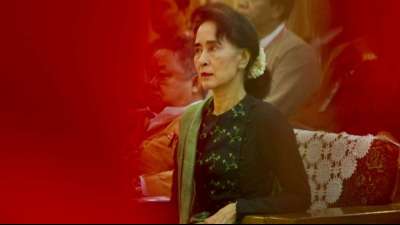Suu Kyi pl&auml;diert in Prozess wegen Aufruhrs in Myanmar auf nicht schuldig