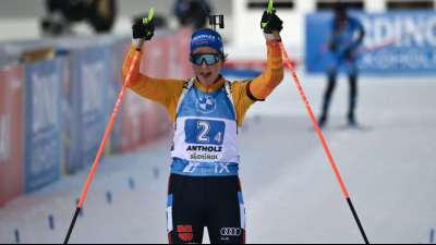 Biathlon: Deutsche Frauen-Staffel bei WM-Generalprobe in Antholz auf Platz zwei