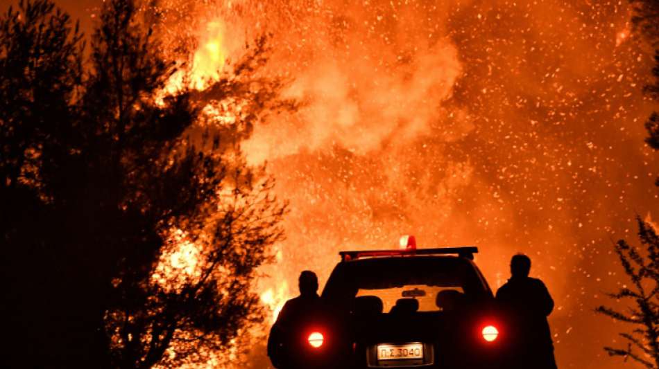 Griechische Feuerwehr kämpft seit zwei Tagen gegen Waldbrand auf dem Peloponnes