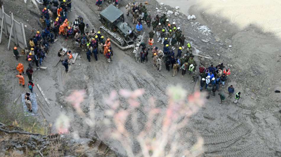 Hoffnung auf &Uuml;berlebende nach Gletscherabbruch in Indien schwindet