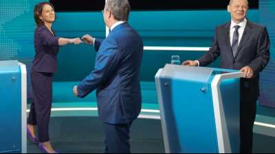 Laschet, Scholz und Baerbock treffen erneut in TV-Dreikampf aufeinander