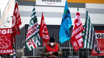 Tausende Amazon-Besch&auml;ftigte in Italien in den Streik getreten