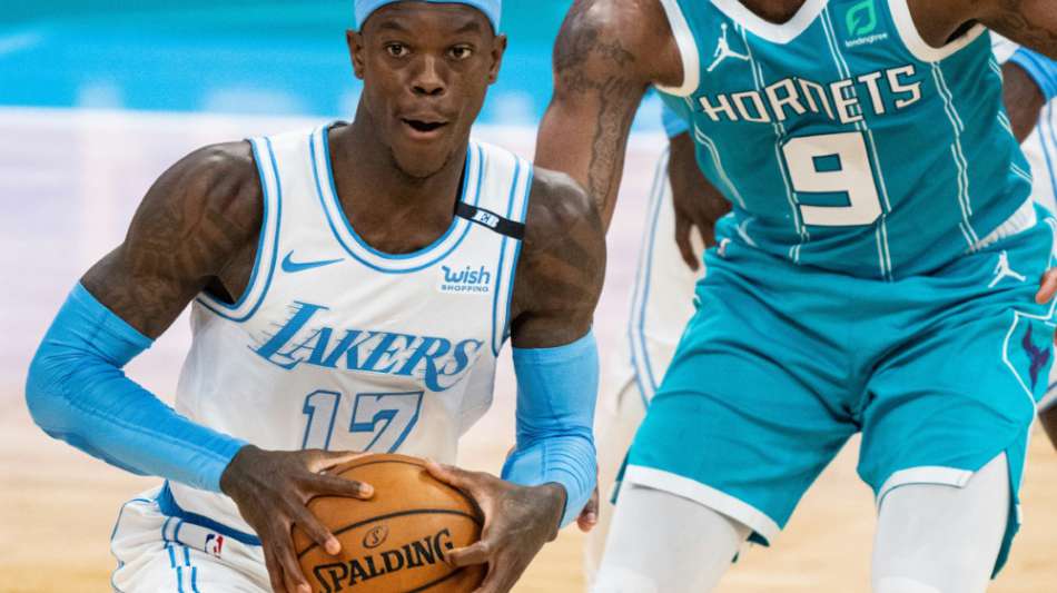 Basketball: Dennis Schröder und die Lakers siegen in Charlotte