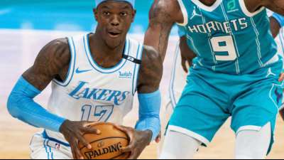 Basketball: Dennis Schröder und die Lakers siegen in Charlotte