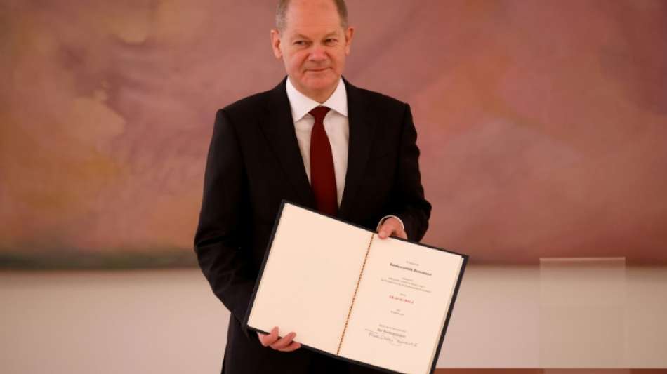 Olaf Scholz und seine Regierung sind im Amt