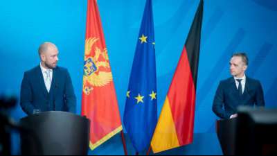 Maas sagt Montenegro weitere Unterst&uuml;tzung bei EU-Beitrittsverhandlungen zu