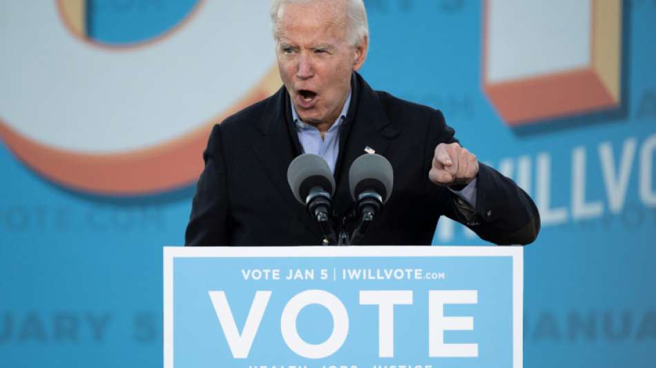 Biden und Trump harren Senatsnachwahl in Georgia