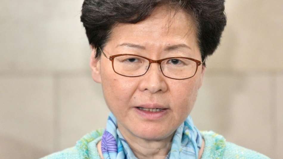 Hongkongs Regierungschefin verurteilt "extremen Einsatz von Gewalt" bei Protesten