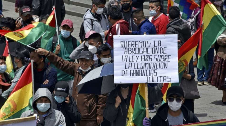 Erste gro&szlig;e Protestwelle gegen Boliviens Pr&auml;sident Arce