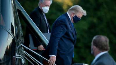 Trump geht es laut Leibarzt im Krankenhaus "sehr gut" - Insider hingegen besorgt