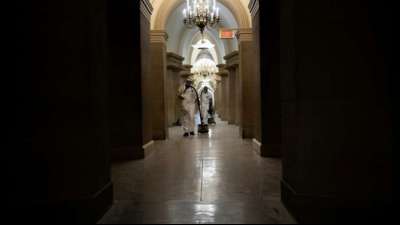 Trump verurteilt Ausschreitungen im Kongress 