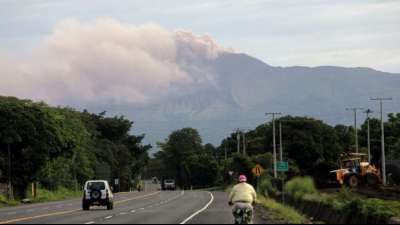 Vulkan Telica in Nicaragua ausgebrochen