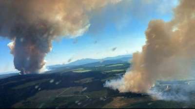Kanadische Ortschaft Lytton nach Hitzerekorden durch Waldbrand zerst&ouml;rt