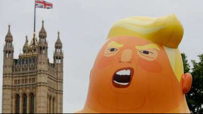 Aufblasbarer Baby-Trump kommt ins Museum