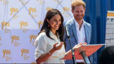 Prinz Harry und Ehefrau Meghan verteilen Essen an chronisch Kranke in Los Angeles