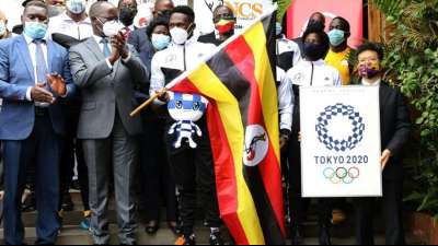 Tokio: Acht Mitglieder der Olympia-Mannschaft Ugandas in Quarantäne