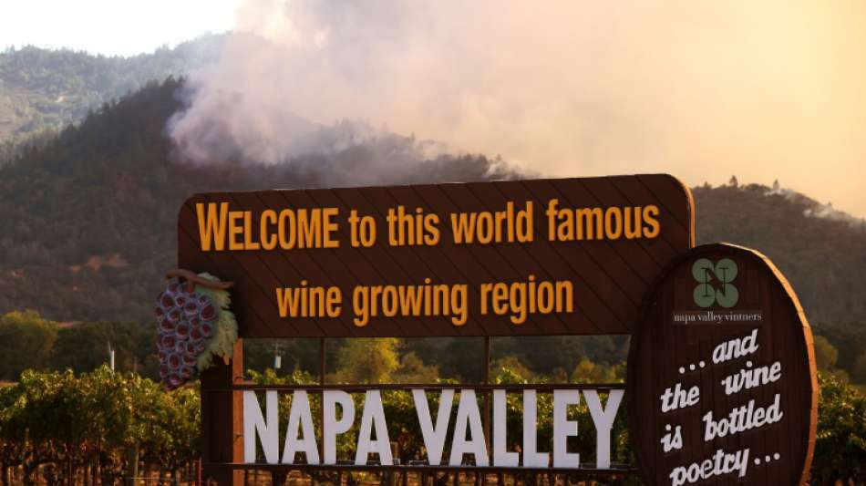 Bekannte kalifornische Weinregion Napa Valley von Waldbrand betroffen