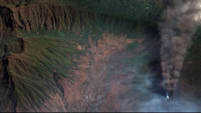 Flughafen von La Palma wegen Vulkanasche weiterhin gesperrt 