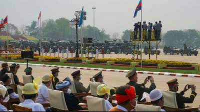 Myanmars Junta demonstriert mit einer Milit&auml;rparade St&auml;rke