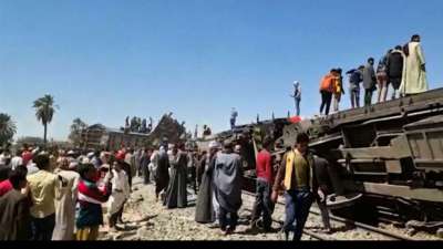 Mindestens 32 Tote und 91 Verletzte bei Zugungl&uuml;ck in &Auml;gypten 