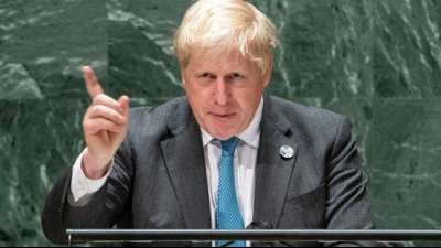 Boris Johnson wirbt mit unkonventioneller Rede vor der UNO f&uuml;r mehr Klimaschutz